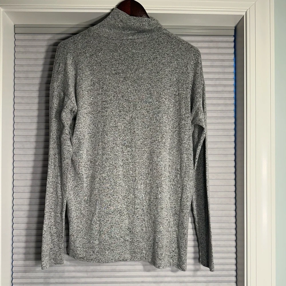 J. Crew heather grey turtleneck long sleeve